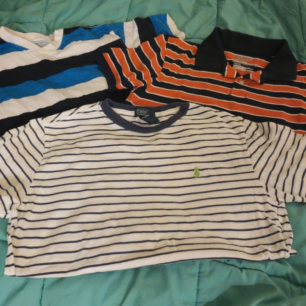 3 like new boys LRG shirts